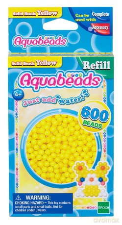 Aquabeads Żółte lite koraliki