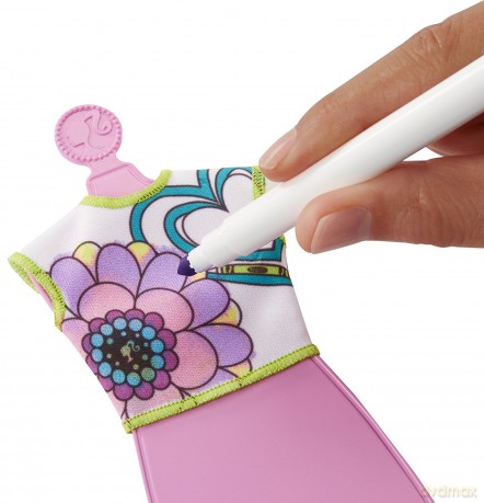 Barbie Crayola Zestaw Kolorowa Moda