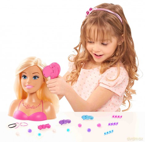 Barbie głowa do stylizacji blond