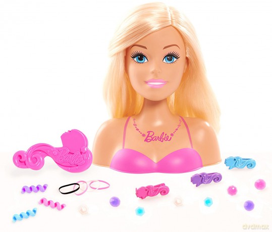 Barbie głowa do stylizacji blond