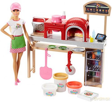 Barbie Pizzeria Zestaw lalka