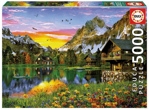 EDUCA Alpejskie Jezioro 5000 el. [PUZZLE]