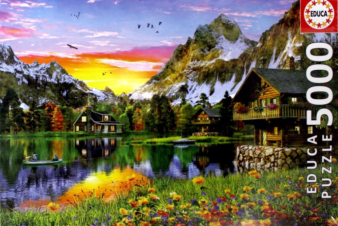 EDUCA Alpejskie Jezioro 5000 el. [PUZZLE]