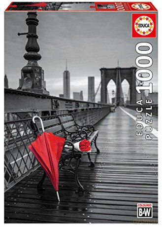 EDUCA Czerwona Parasolka na Moście Brooklińskim 1000 el. [PUZZLE]