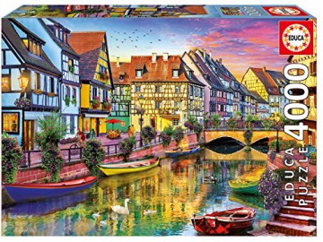 EDUCA Kanał Colmar, Francja 4000 el. [PUZZLE]