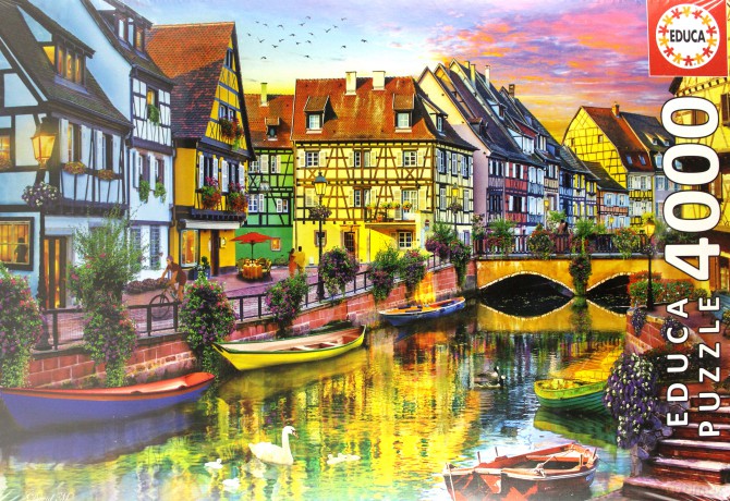 EDUCA Kanał Colmar, Francja 4000 el. [PUZZLE]