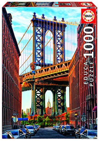EDUCA Most na Manhattanie, Nowy Jork 1000 el. [PUZZLE]