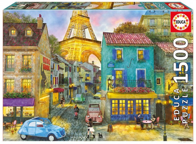 EDUCA Ulice Paryża 1500 el. [PUZZLE]