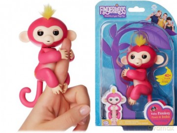 Fingerlings Małpka Bella Różowa