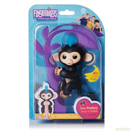 Fingerlings Małpka Finn Czarny