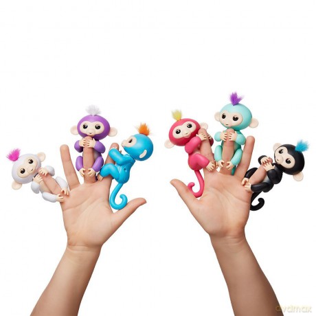 Fingerlings Małpka Finn Czarny