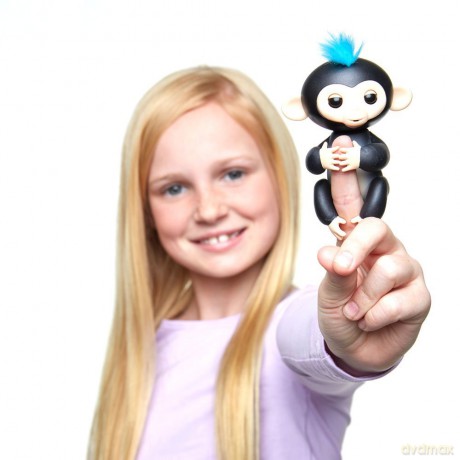 Fingerlings Małpka Finn Czarny