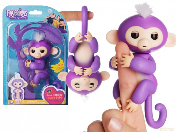 Fingerlings Małpka Mia Fioletowa