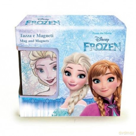 Frozen Zestaw podarunkowy kubek 330 ml 2 magnesy