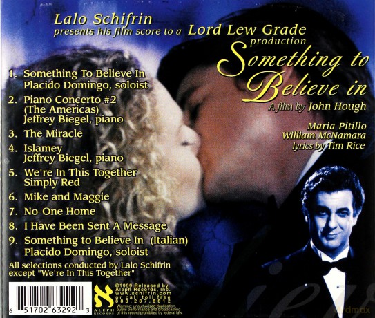 Lalo Schifrin: Something To Believe In [CD]