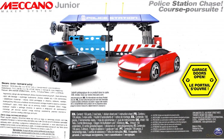 Meccano Junior komisariat policji