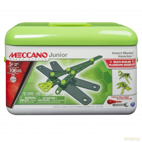 Meccano Junior Owady, zestaw pudełkiem