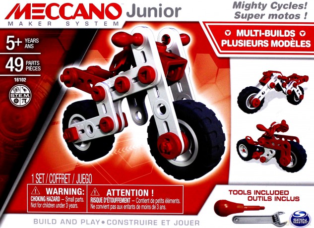 Meccano Junior potężne motory