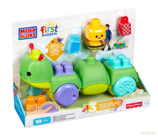 Mega Bloks Wędrująca gąsieniczka First Builders