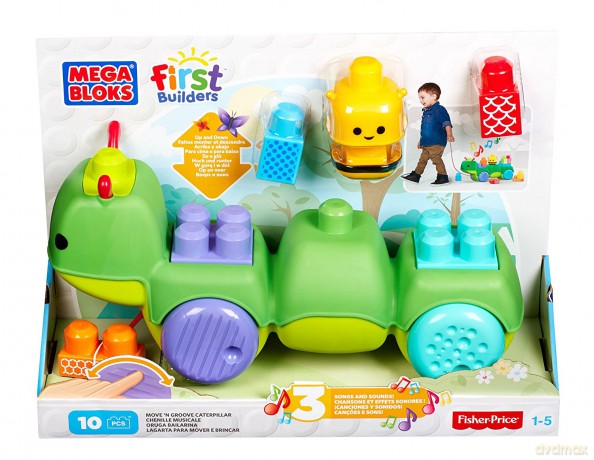 Mega Bloks Wędrująca gąsieniczka First Builders