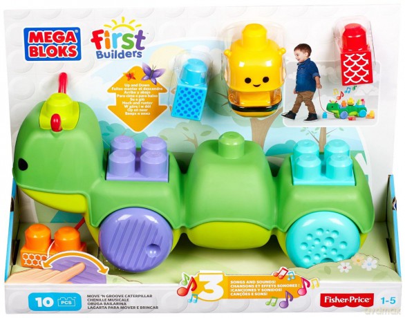 Mega Bloks Wędrująca gąsieniczka First Builders