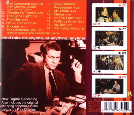 The Cincinnati Kid soundtrack (Lalo Schifrin) [CD]