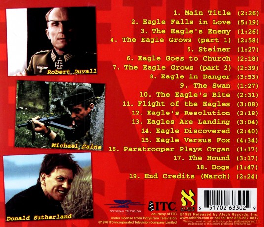 The Eagle Has Landed soundtrack (Orzeł Wylądował) (Lalo Schifrin) [CD]