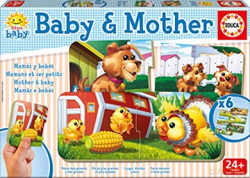 Puzzle dla dzieci Dziecko Mama