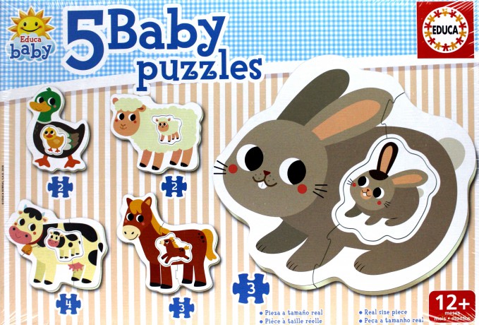 Puzzle dla dzieci Farma [PUZZLE]