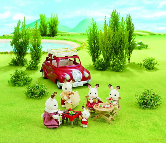 Sylvanian Families Bagażnik dachowy zestawem piknikowym