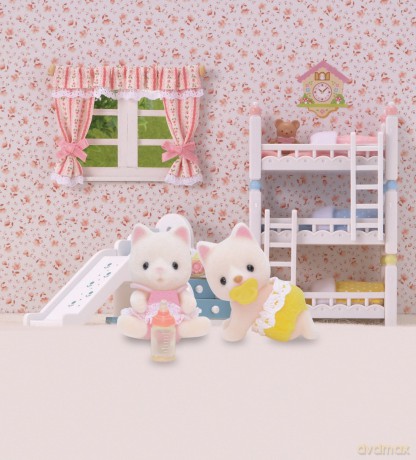 Sylvanian Families Bliźniaki jedwabistych kotków