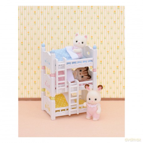 Sylvanian Families Potrójne łóżko piętrowe