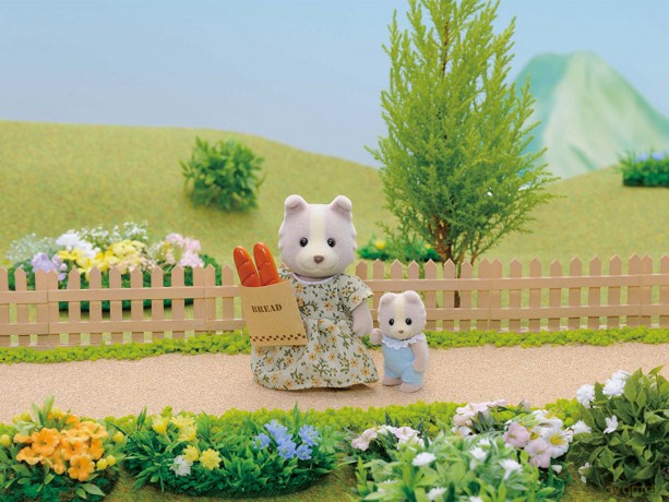 Sylvanian Families przejażdżka rowerowa mamą