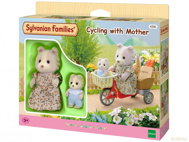 Sylvanian Families przejażdżka rowerowa mamą