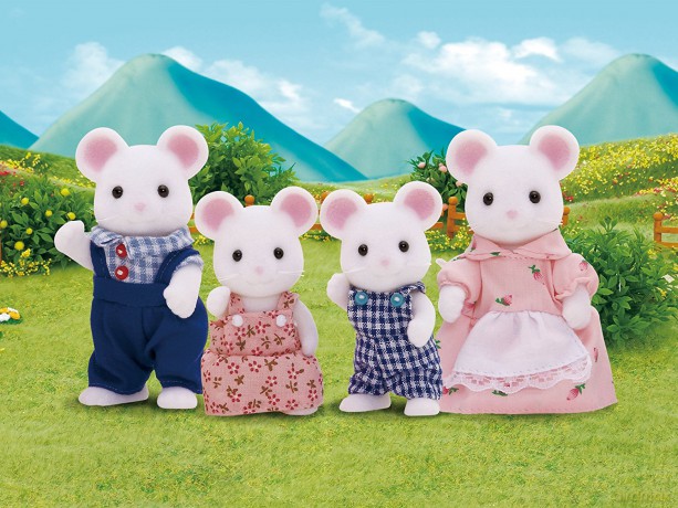 Sylvanian Families Rodzina białych myszek