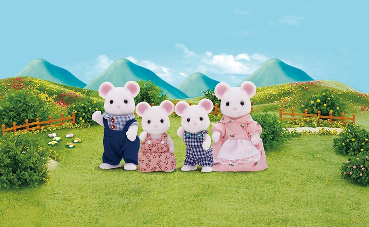 Sylvanian Families Rodzina białych myszek