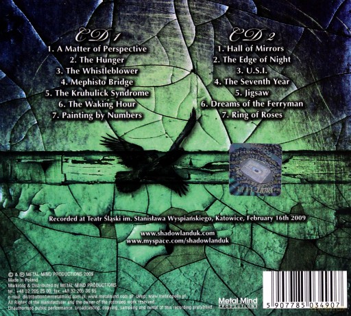Shadowland: Edge Of Night (digipack) [2CD]