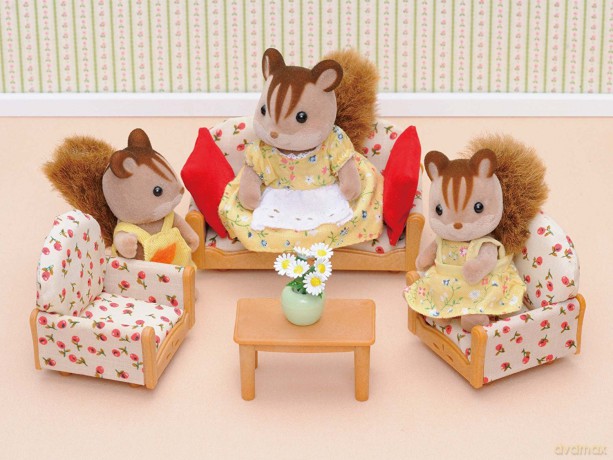 Sylvanian Families Trójelementowy zestaw wypoczynkowy