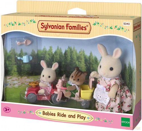 Sylvanian Families Trójkołowy rower zabawkami