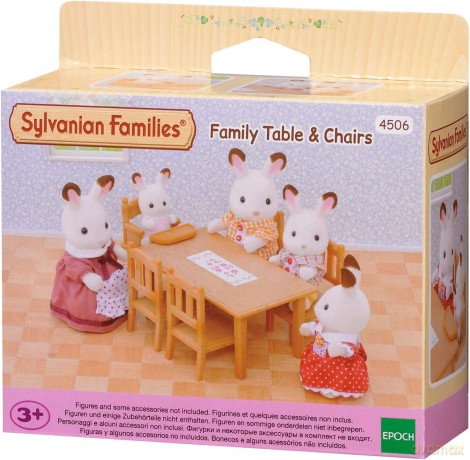 Sylvanian Families Zestaw do jadalni stół krzesła