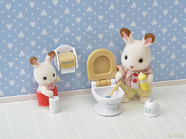 Sylvanian Families Zestaw do łazienki stylu wiejskim
