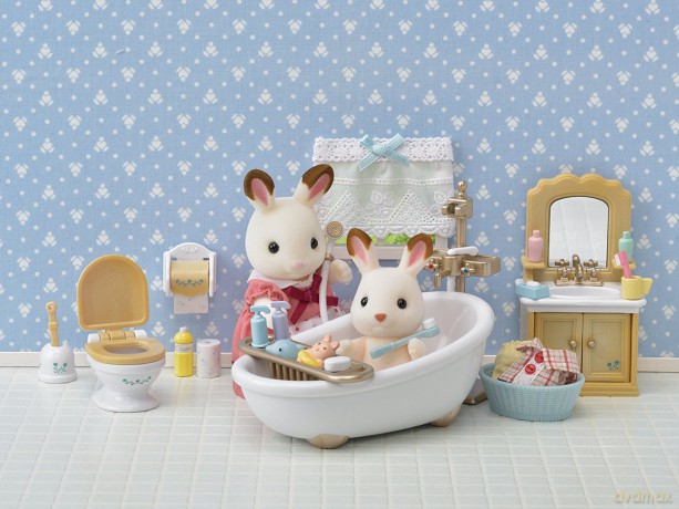 Sylvanian Families Zestaw do łazienki stylu wiejskim