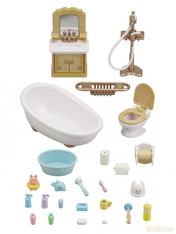 Sylvanian Families Zestaw do łazienki stylu wiejskim