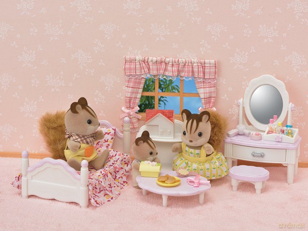 Sylvanian Families Zestaw do sypialni toaletką
