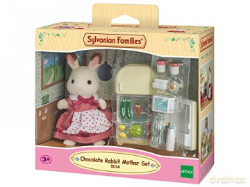 Sylvanian Families Zestaw mamą królików czekoladowymi uszkami (lodówka)