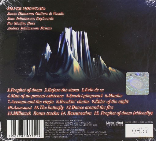 Silver Mountain: Breakin' Chains (Remastered + Bonus Tracks) (digipack) [CD]