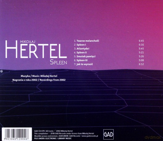 Mikołaj Hertel: Spleen [CD]