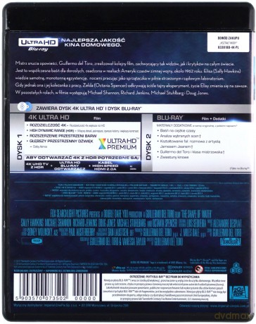 Kształt wody [Blu-Ray 4K]+[Blu-Ray]