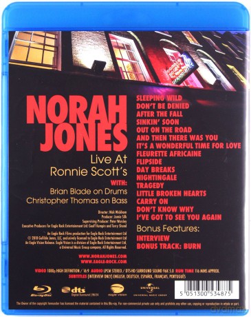 Norah Jones: Live At Ronnie Scott's [Blu-Ray]