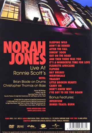 Norah Jones: Live At Ronnie Scott's [DVD]